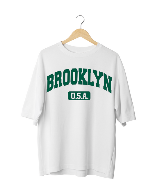 Oversized Brooklyn T Shirt | Premium Cotton