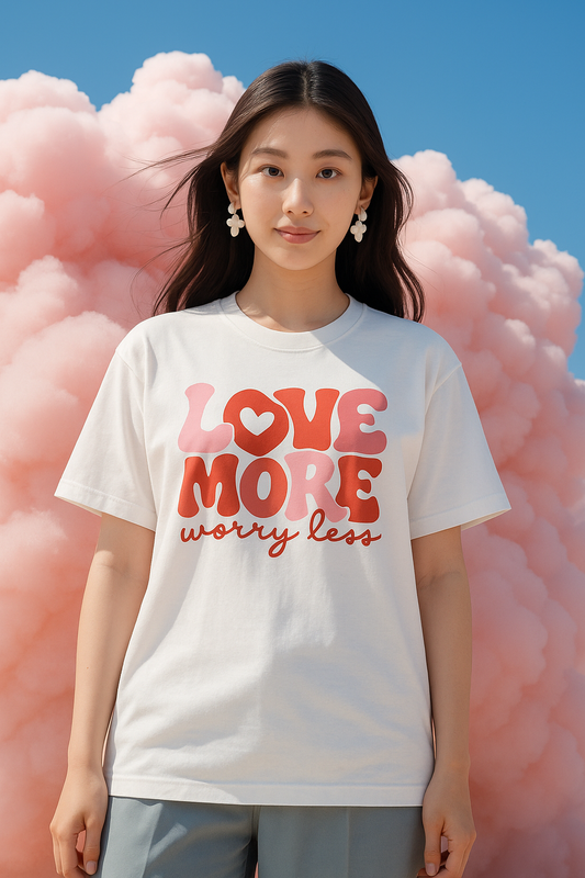 Love More Oversized T-Shirt | Premium Cotton