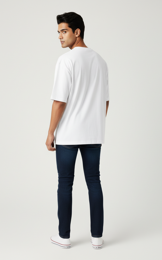 Boston 1991 Oversized T Shirt for Men | Premium Cotton Stretchable Fabric