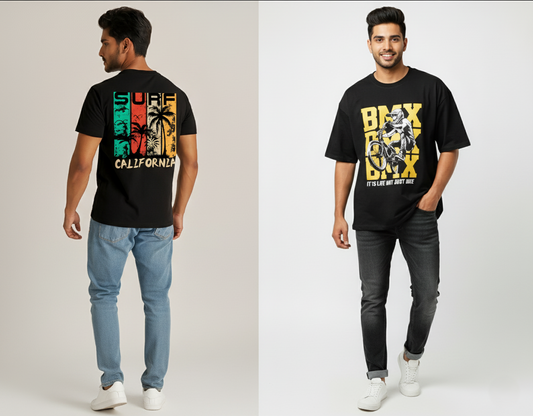 Oversized T-Shirt - Pack of 2