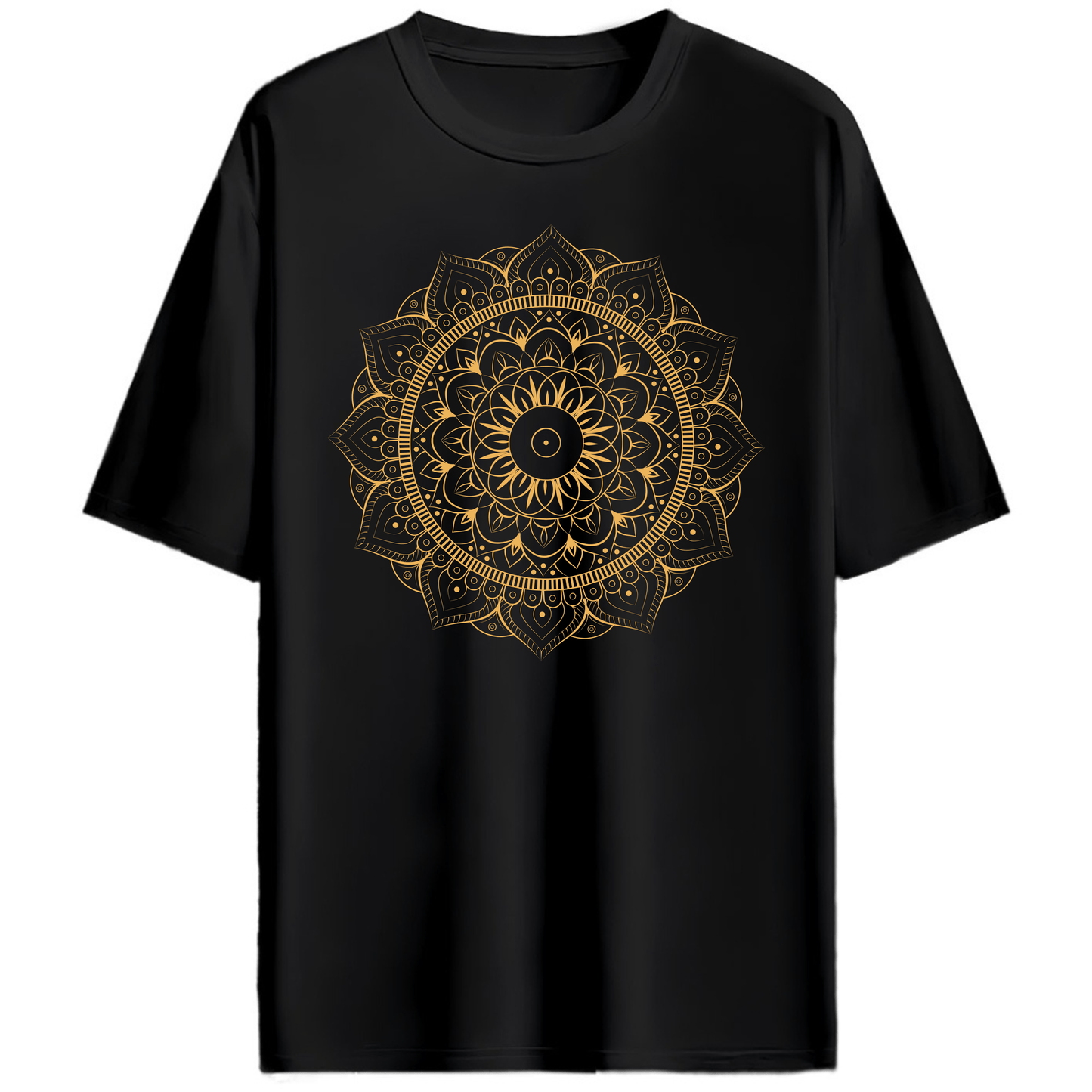 Magic Golden Black Oversized Tees