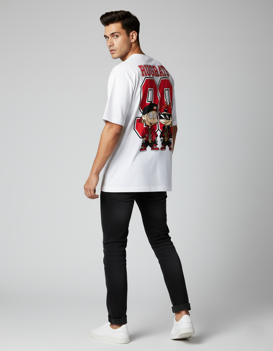 Rugrats Oversized T Shirt for Men | Premium Cotton and Stretchable