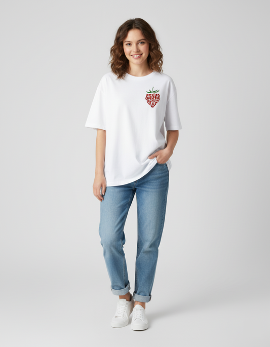 Strawberry Oversized Tee