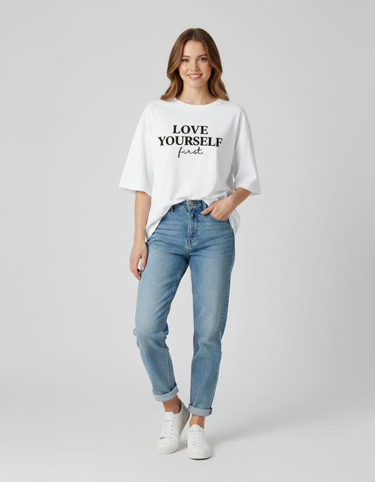 Love Yourself First Oversized T-Shirt