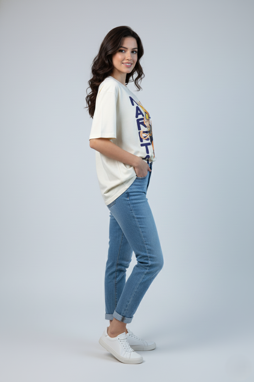 Naruto Oversized T Shirt for Women | Premium Cotton