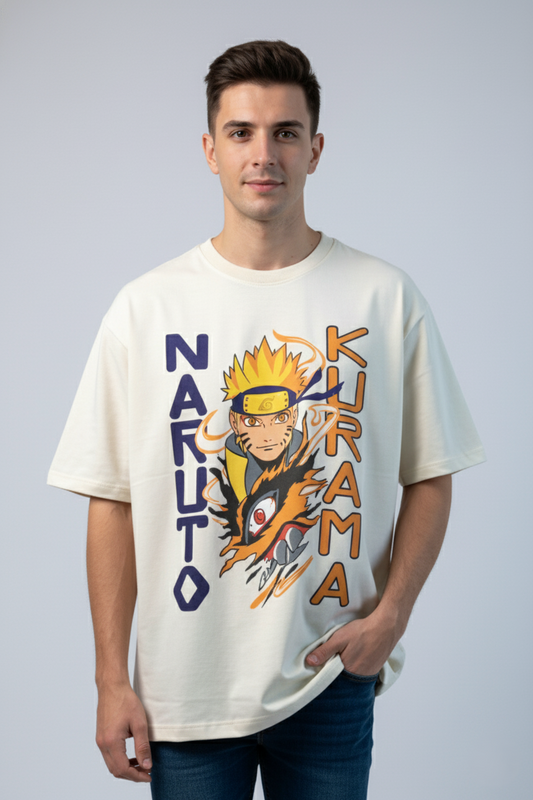 Naruto Oversized T Shirt for Men | Premium Cotton