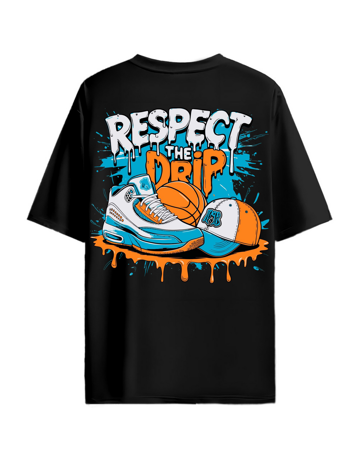 Respect The Drip T Shirt Oversized | Premium Cotton | Breathable Fabric