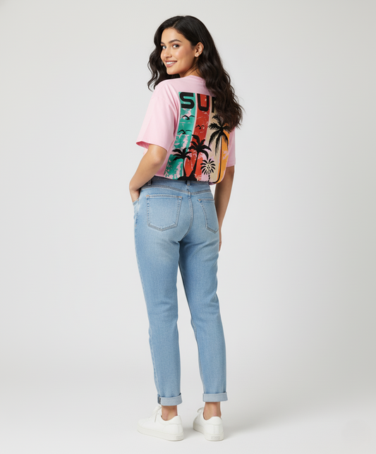 Surf California Oversized T Shirt For Women