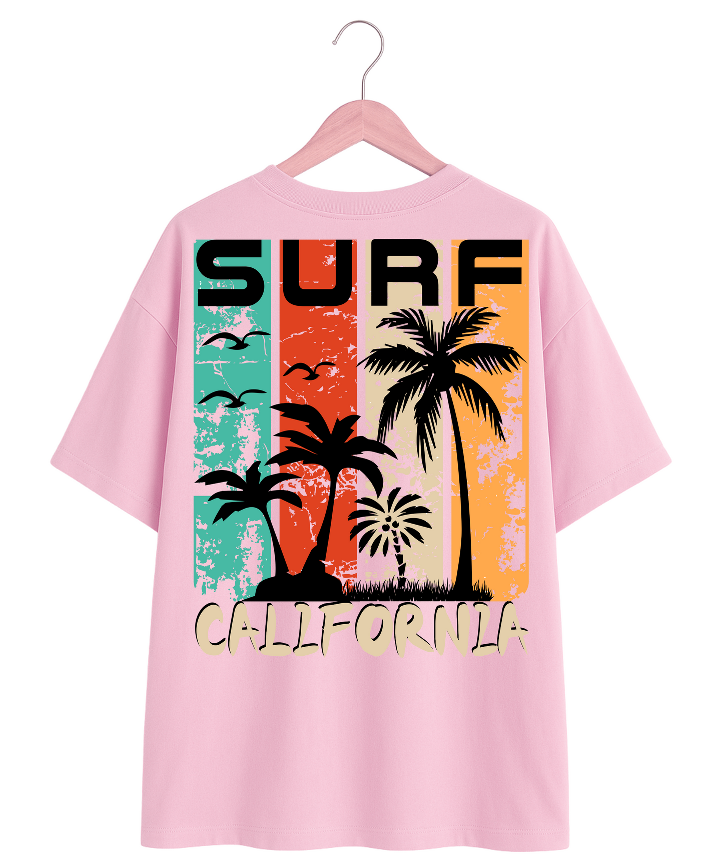 Surf California Oversized T Shirt