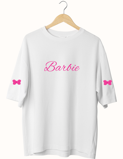 Barbie Print Oversized T-Shirt