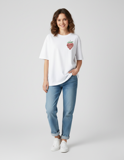 Strawberry Oversized Tee