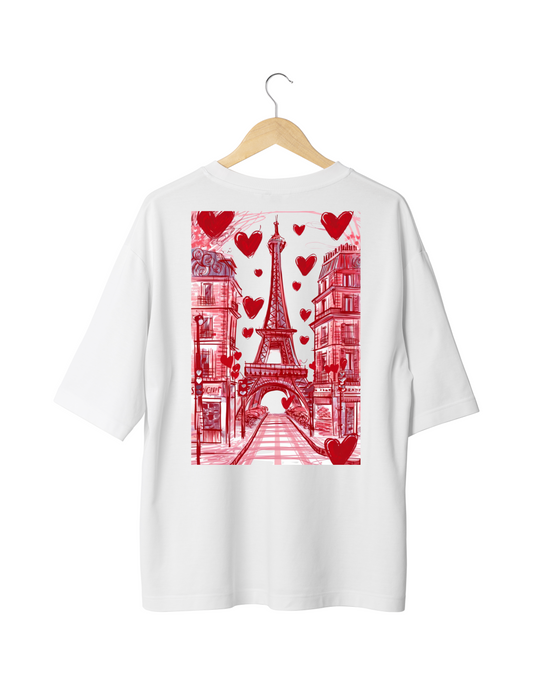 Eifel Tower Print T-Shirt