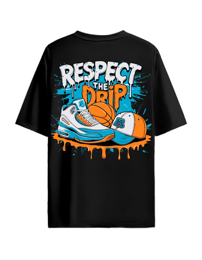 Respect The Drip T Shirt Oversized | Premium Cotton | Breathable Fabric