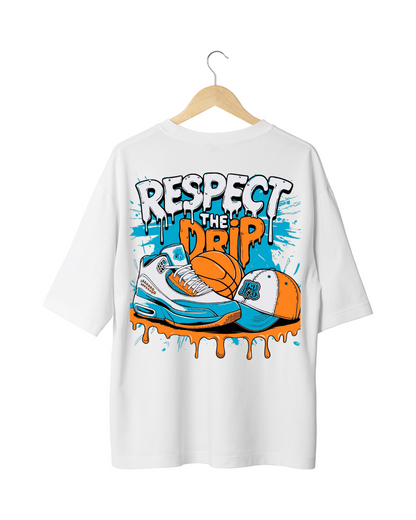 Respect The Drip T Shirt Oversized | Premium Cotton | Breathable Fabric